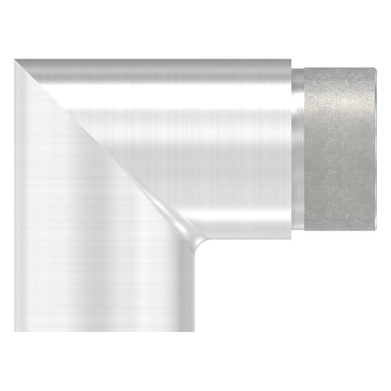 Endbogen 90°, für Rohr 42,4x2,0mm, V2A