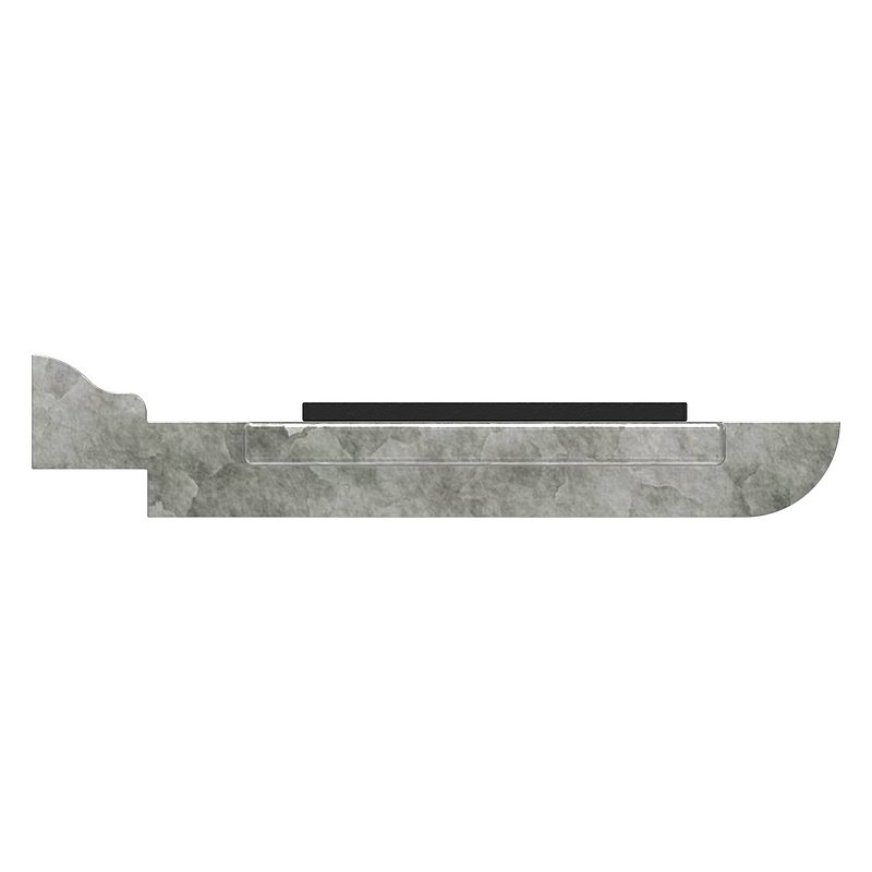 Sicherungsplatte für Mod. 34 , Zink roh