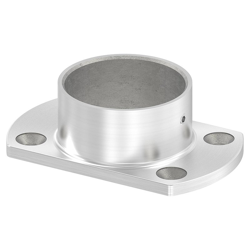 Wall and floor anchor, for 48.3 mm tube, AISI304