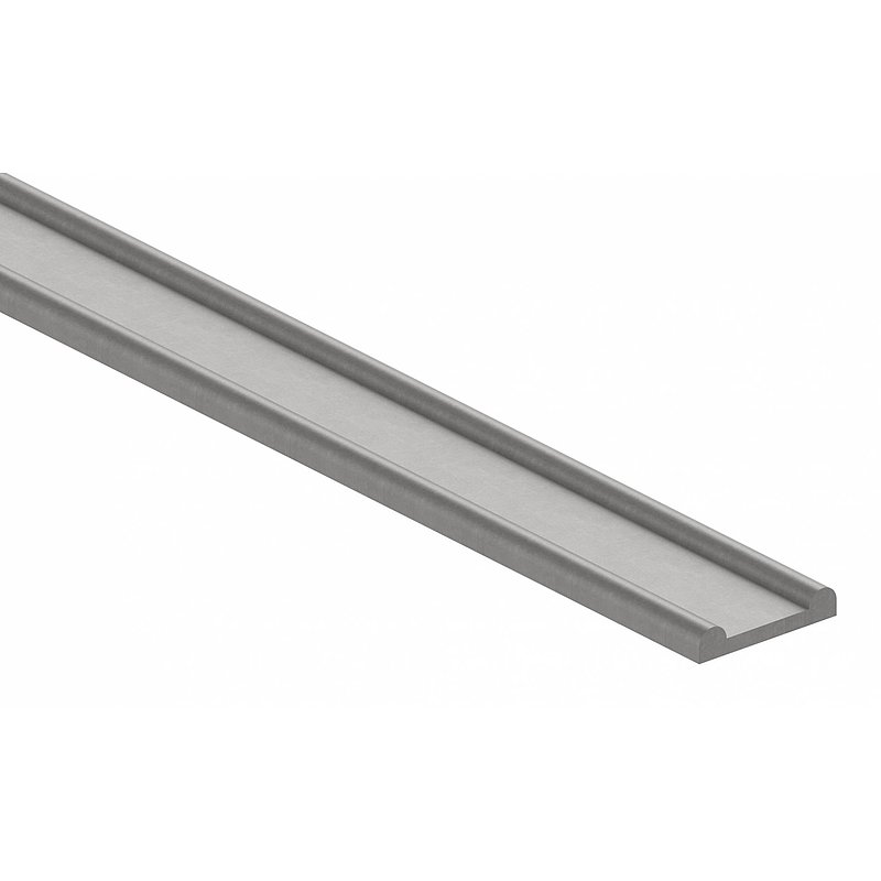 Hespeneisen S235JR, 40x8x4mm, L: 3000mm