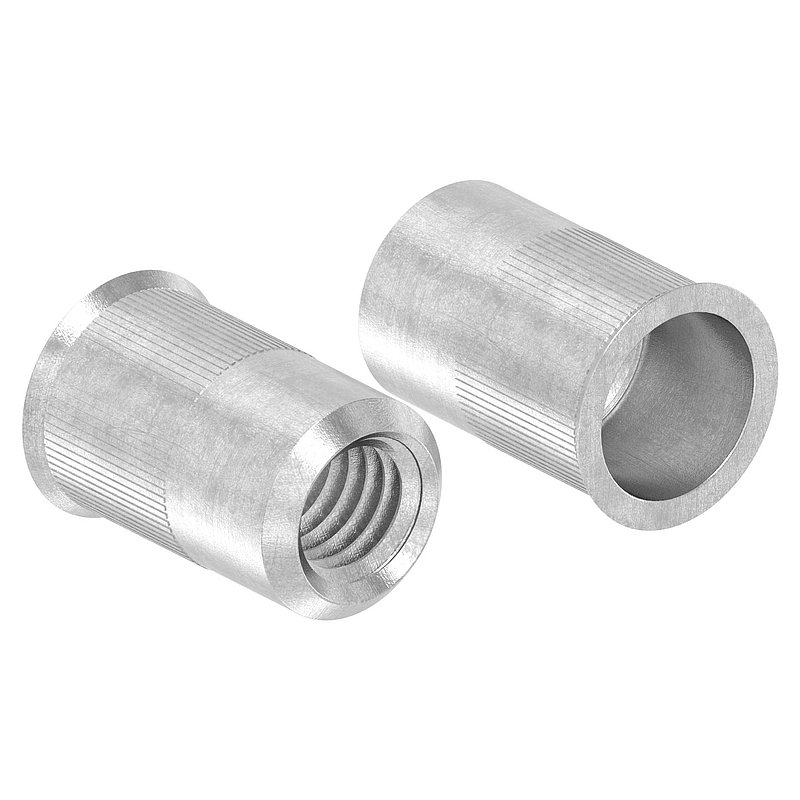 Blind-Einnietmutter, V2A, M6/Loch 9mm, V2A
