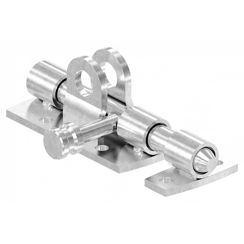 Torriegel zum Anschrauben, Edelstahl V2A