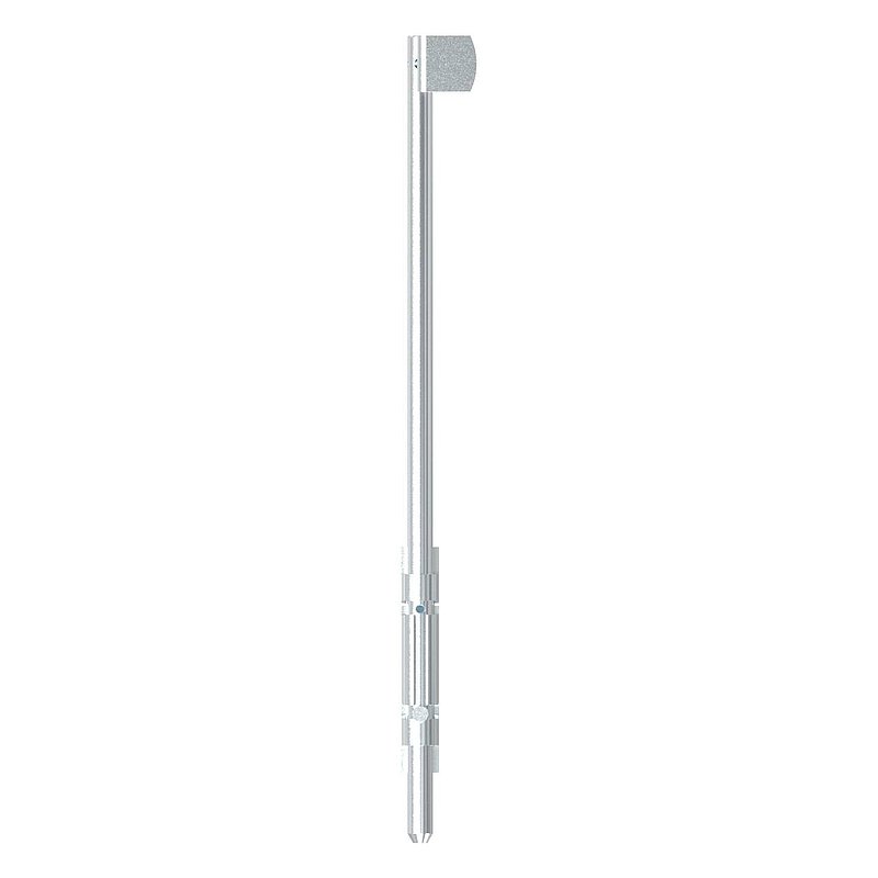 Bolt-on gate latch, L: 500mm, galvanised