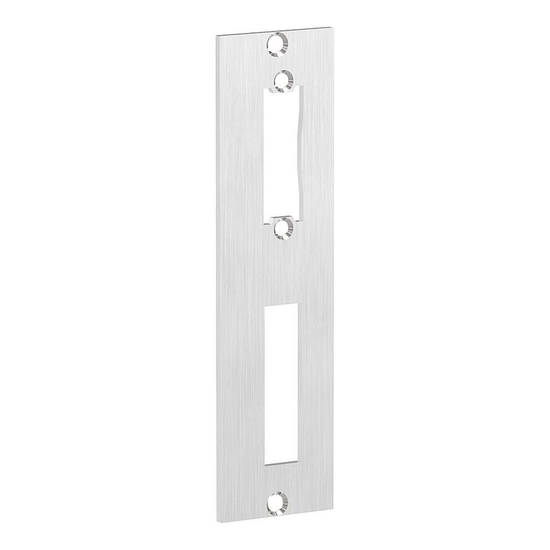 Edelstahlschließblech 172x46x3,0mm, für Abstand 72mm, V2A