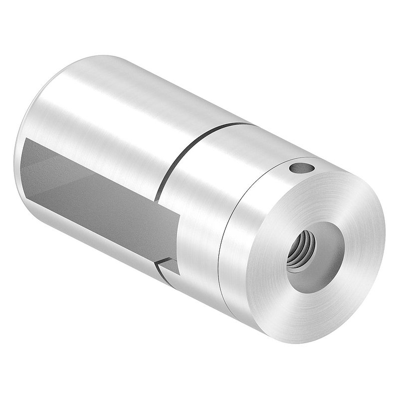 Brenk Grundhalter für Flachstäbe 40x10mm, ALU