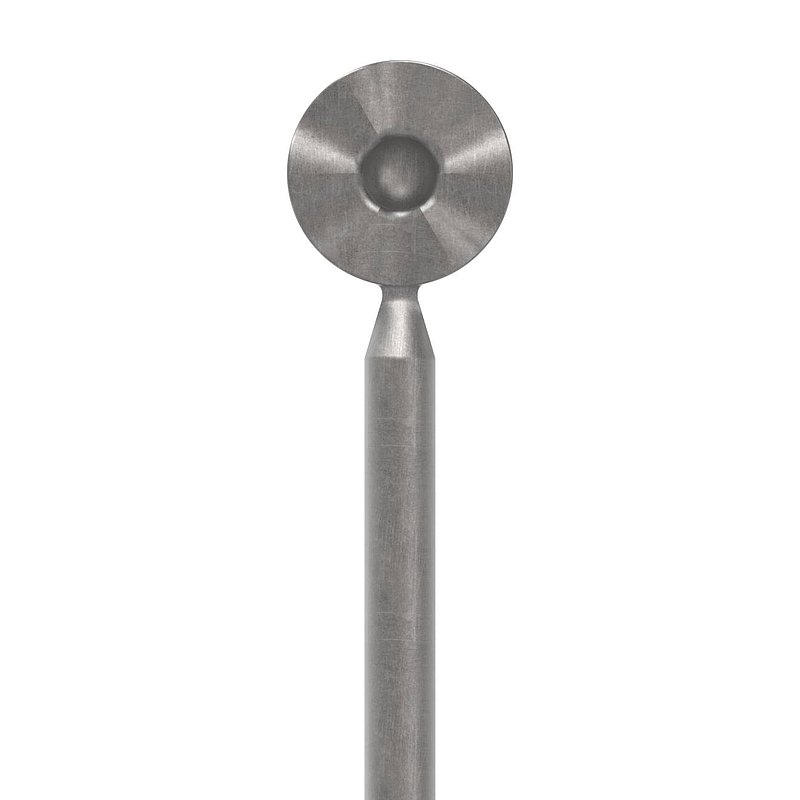 Fence bar Ø 12mm, H: 1050mm, conical with decorative disc