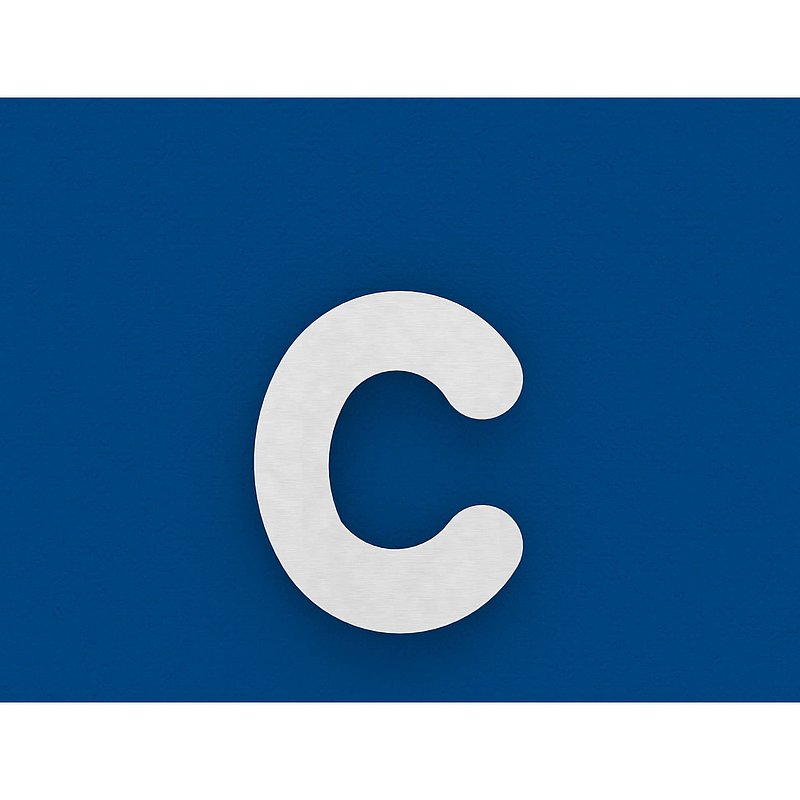 house number c - "large", AISI304