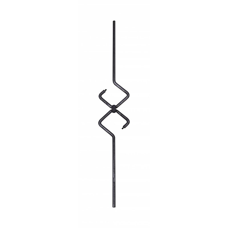 Designstab aus Stahl ohne Kugeln