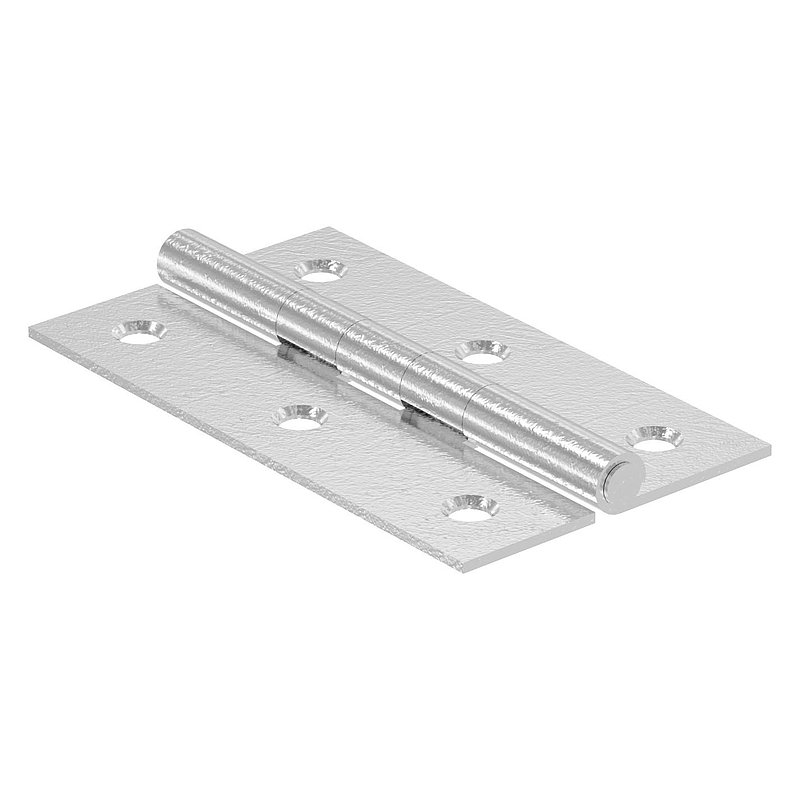 Edelstahl-Scharnier 70x40mm mit festem Zapfen