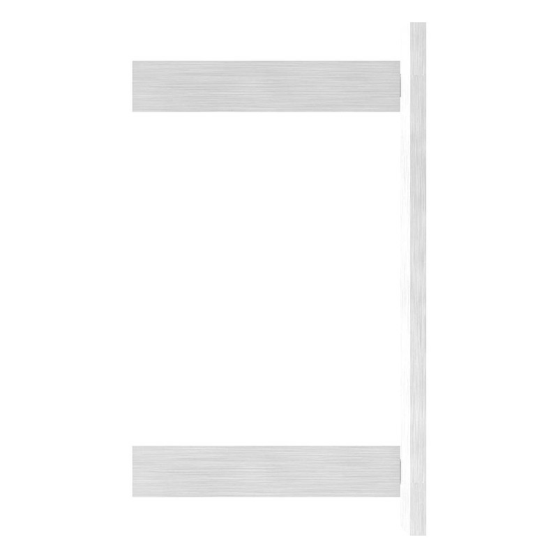 Wandbefestigung für Geländerpfosten 40x40mm, V2A