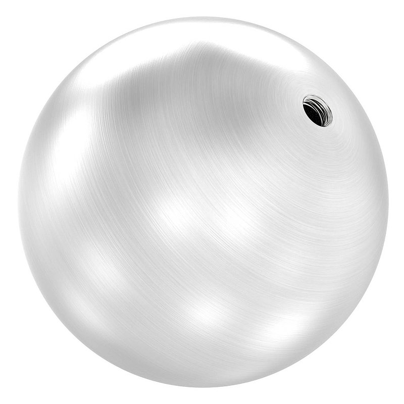 Hollow ball Ø 100mm with M10 thread, AISI304