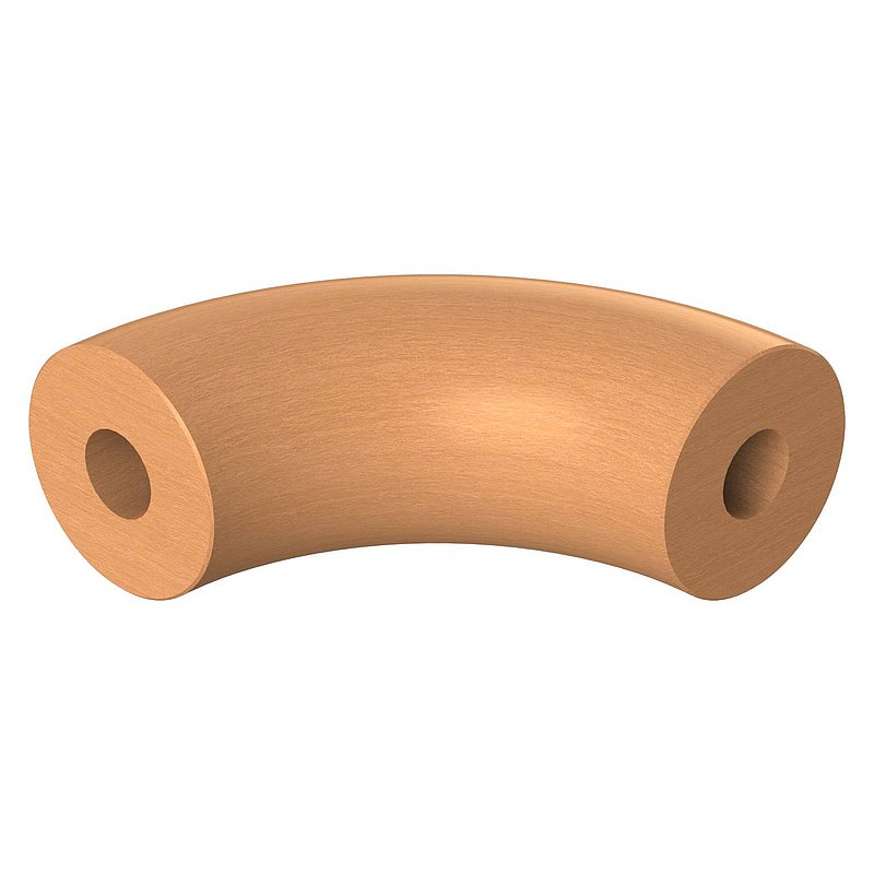 90° Bogen für Holzhandlauf Buche
