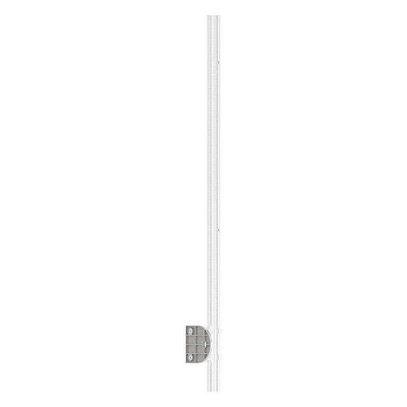 Stainless steel post AISI304 for wall mounting for 90° inner corner, H: 1190mm