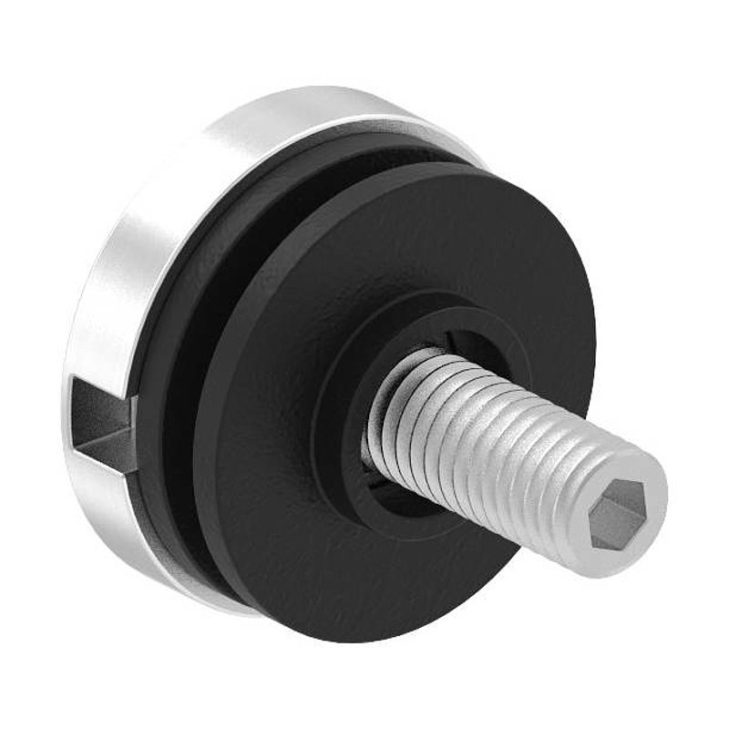 Glaspunkthalter Ø 30mm, passend zu Brenk-Halter, ALU