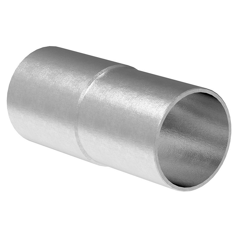 Connecting piece from 33.7x2.5mm to 33.7x2.0mm, AISI304