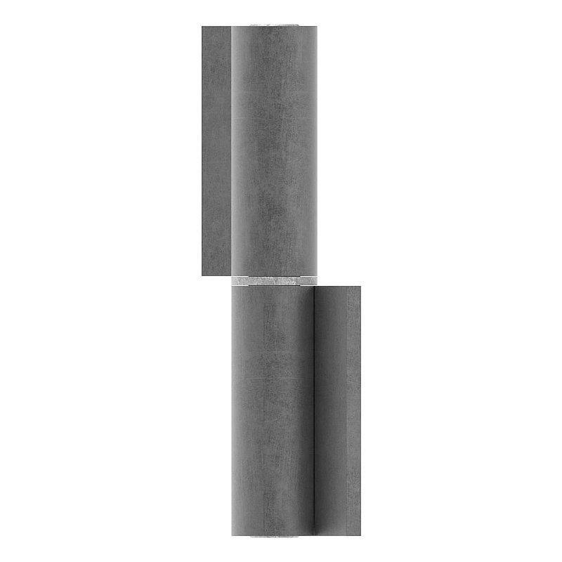Weld-on hinge 2-piece with loose spigot