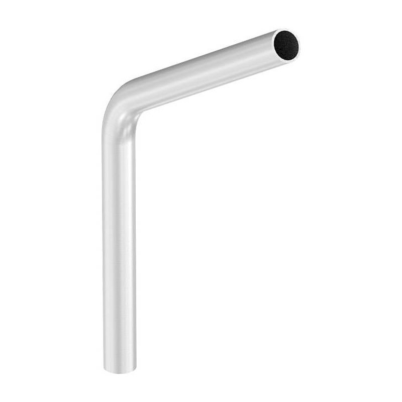 Tube bend 60°, made from 26.9x2.0 mm tube, AISI304