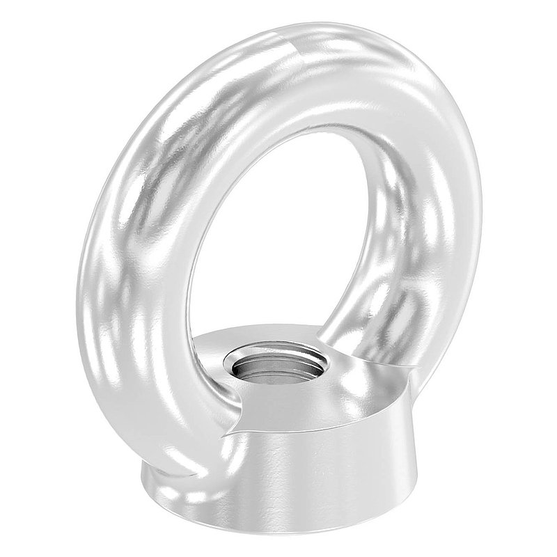 Ringmutter mit Innengewinde 10mm, V4A