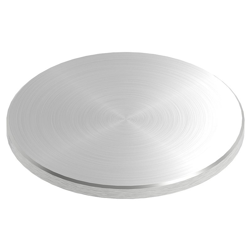 Ronde Ø 100x6mm, mit Rundschliff und Fase, V2A