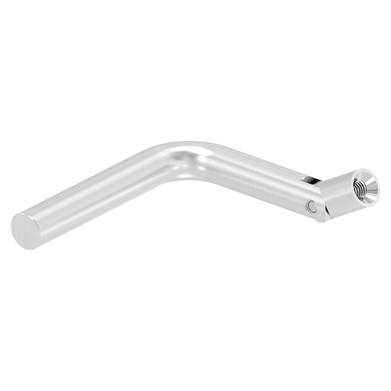 Bügel Ø 12mm, mit Gelenk, 90° gebogen, V2A