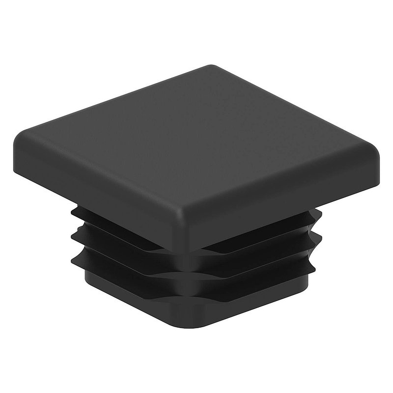 Kunststoffkappe für Quadratrohr 30x30mm