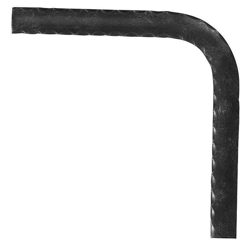 Handlaufkrümmer S235JR, 40x8mm, 90 Grad
