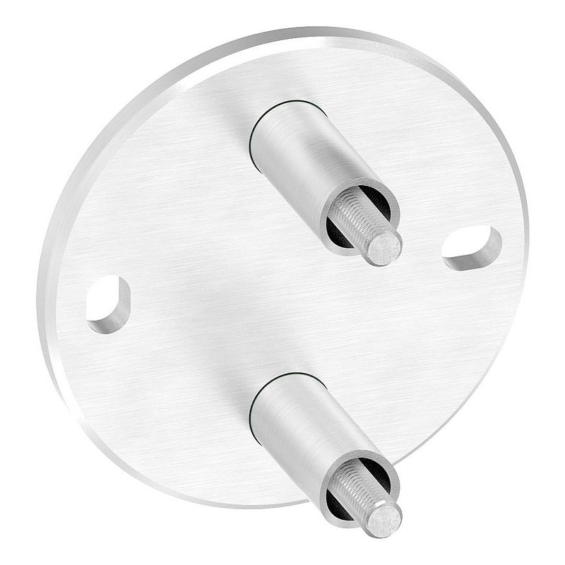 Wandbefestigung für Geländerpfosten 42,4mm, V2A