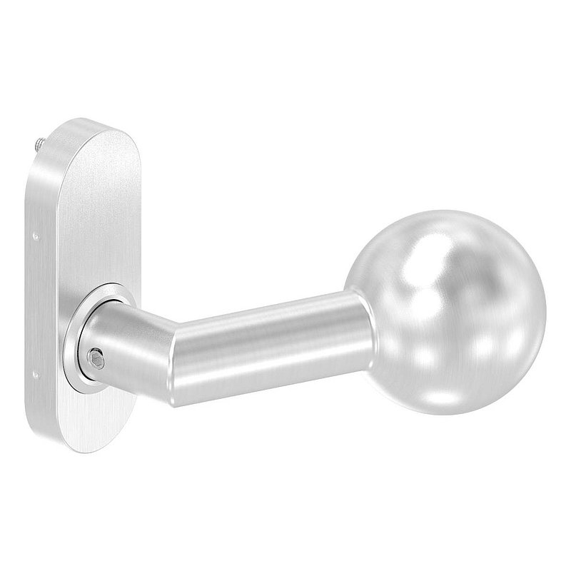 Drückerknopf, Ø 50mm, drehbar, V2A