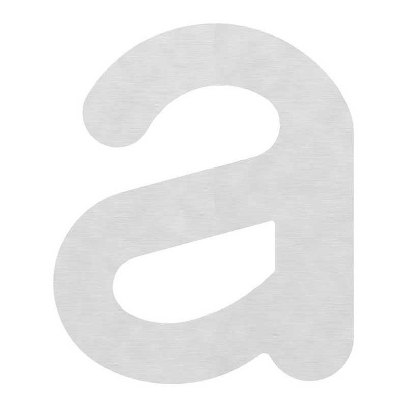 house number a - "large", AISI304