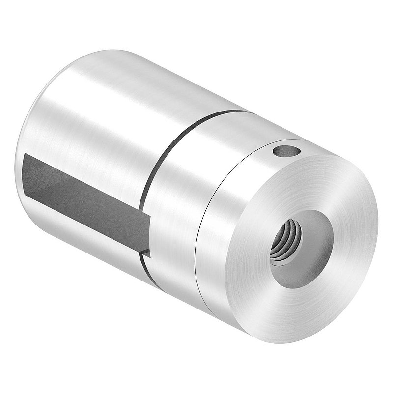 Brenk Grundhalter für Flachstäbe 30x6mm, ALU