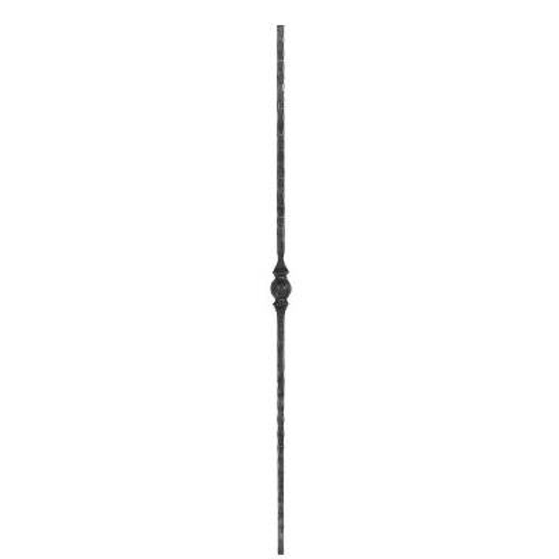 Knubbelstab 13x13mm, gehämmert, H: 1000mm