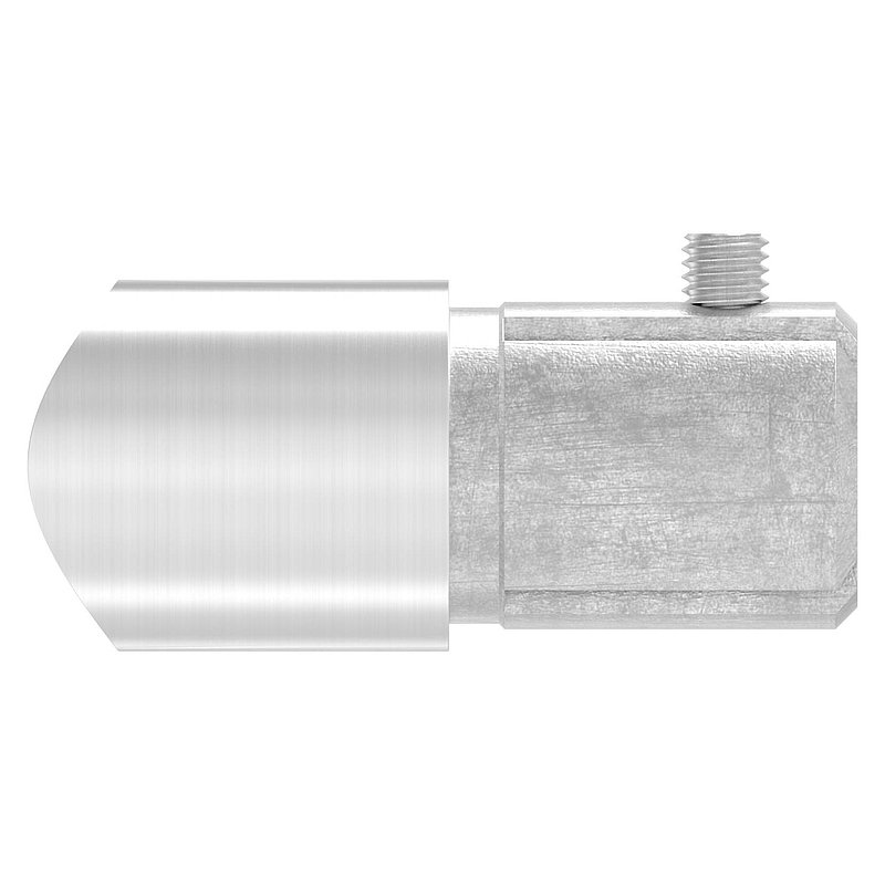 Anschlussstück 90°, Anschluss oben: 42,4mm, V2A
