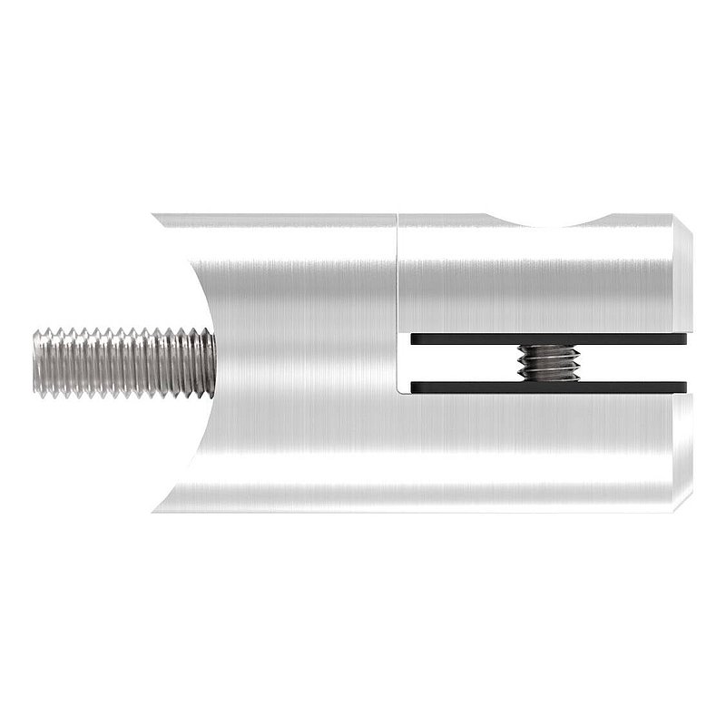Blechhalter, Ø 25mm, Anschluss: 33,7mm, V2A