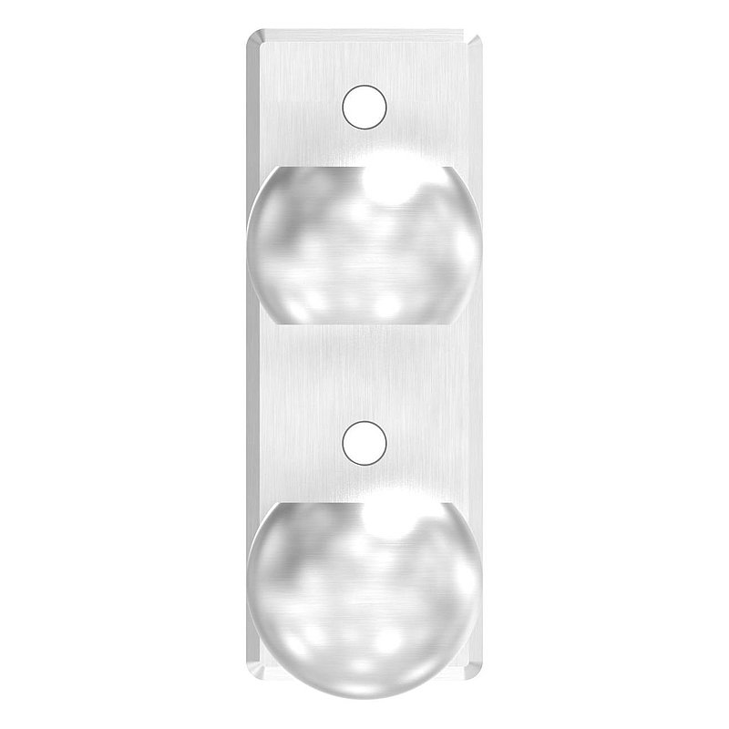 Wandbefestigung für Geländerpfosten 42,4mm, V2A