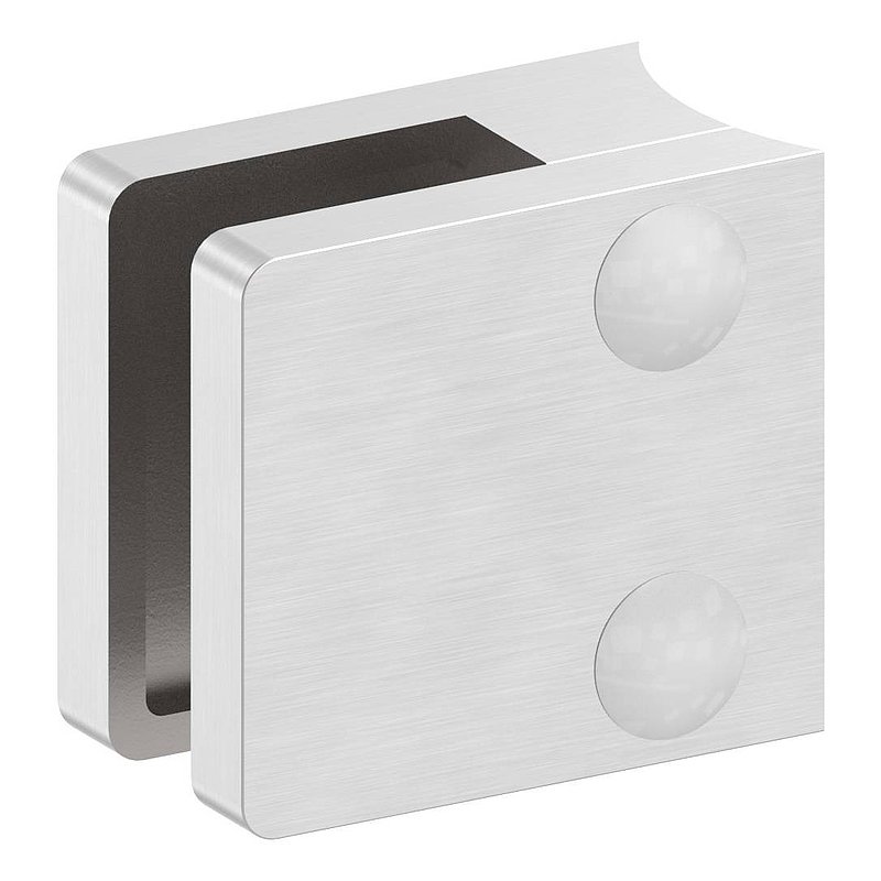 Glass clamp mod. 22, connection: 33.7mm, AISI304