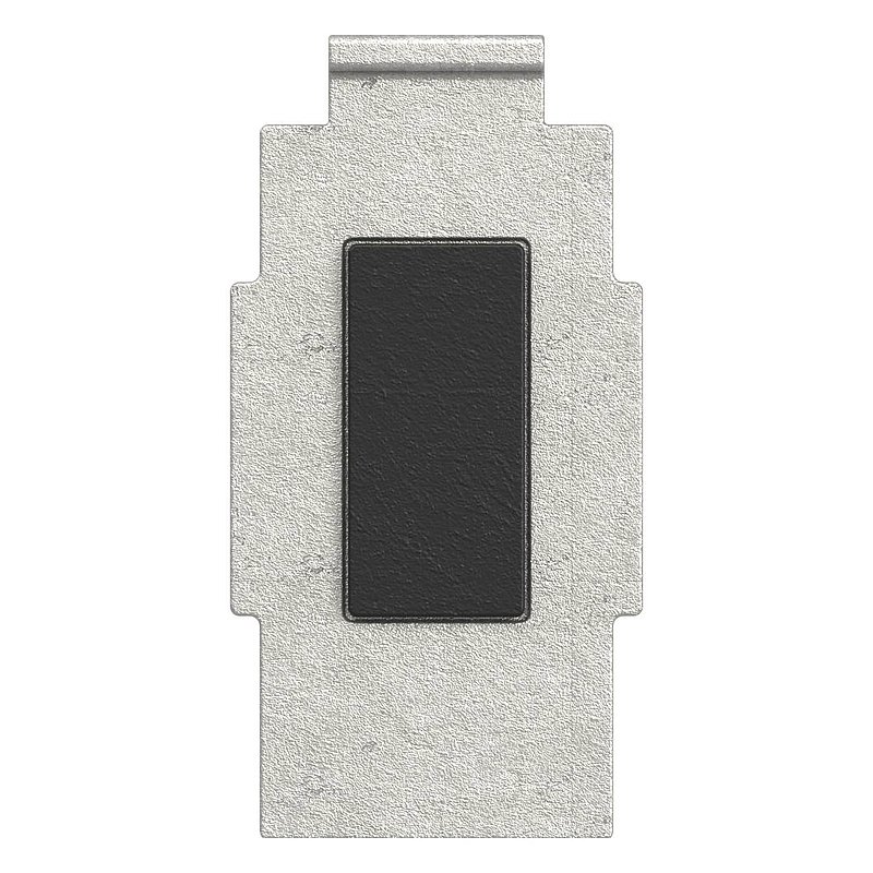 Sicherungsplatte für Mod. 38 , V2A