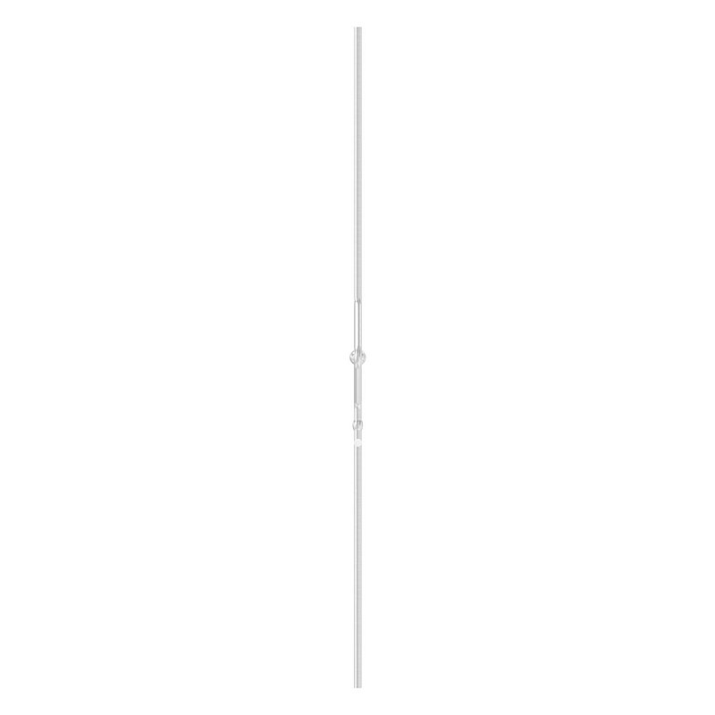 Decorative rod Ø 12mm with ball Ø 25mm, H: 1000mm, AISI304