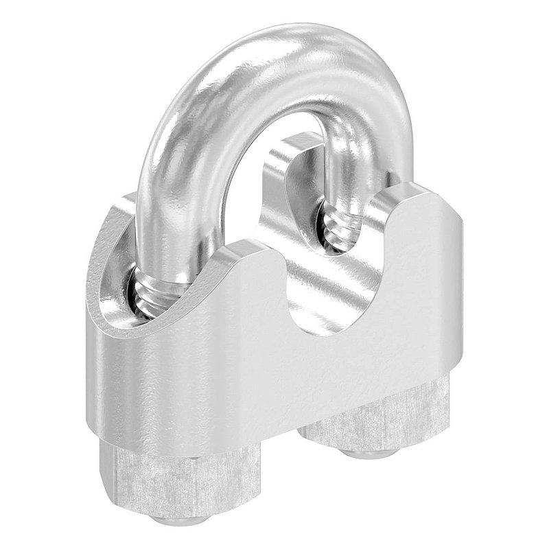 Drahtseilklemmen für Seil 8mm, V4A