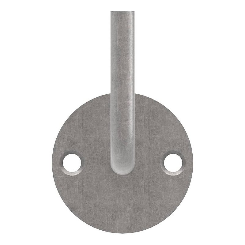 Handlaufträger mit Ronde flach, 70x6mm