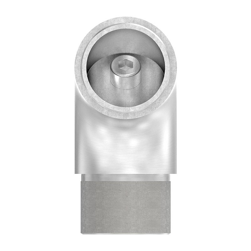 Rohrbogen 90°, verstellbar, für Rohr 42,4x2,5mm, V2A