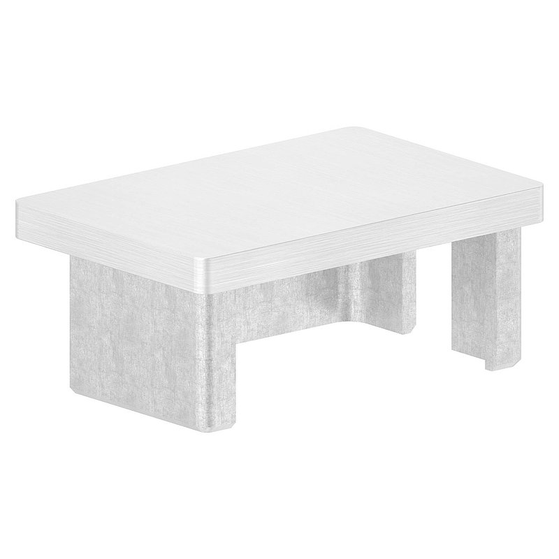 Einsteckkappe, für Rohr 60x40x2,0mm, V4A