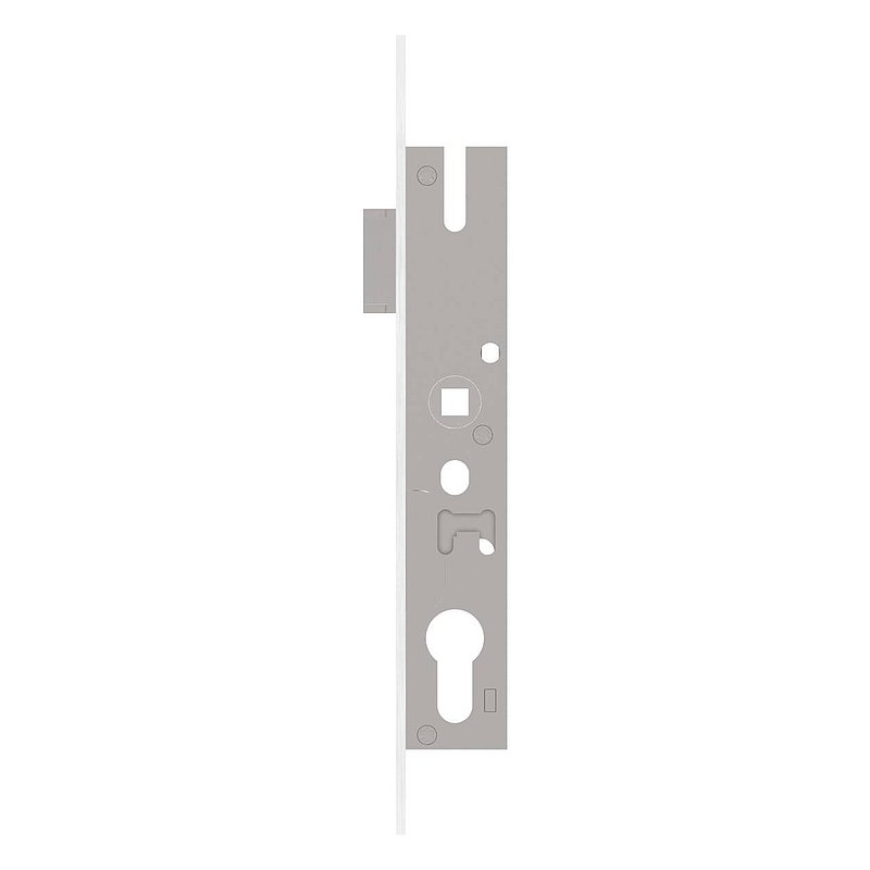 Galvanised tubular frame lock, spacing 72 mm galvanised, backset 18 mm