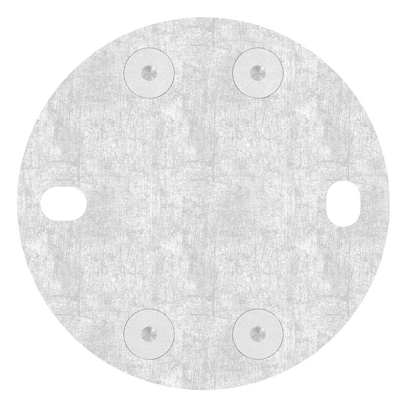 Fixation murale pour poteau de garde corps 33,7mm, V2A