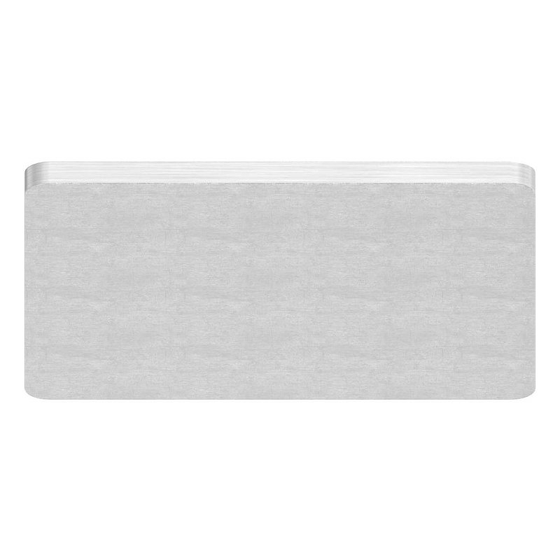 Platte zum Anschweißen für Rohr 40x40, V2A