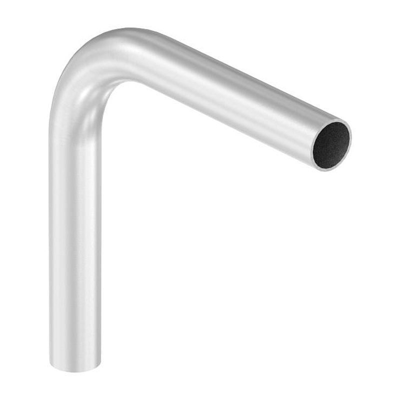 Tube bend 90°, made from 42.4x2.5mm tube, AISI304