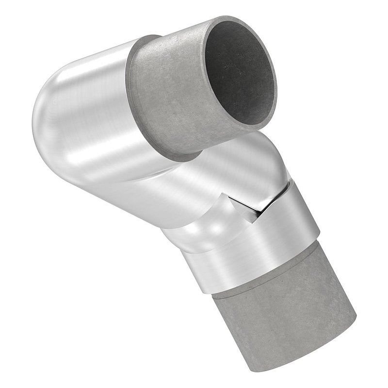 Gelenkstück rechts, für Rohr 42,4x2,0mm, V2A