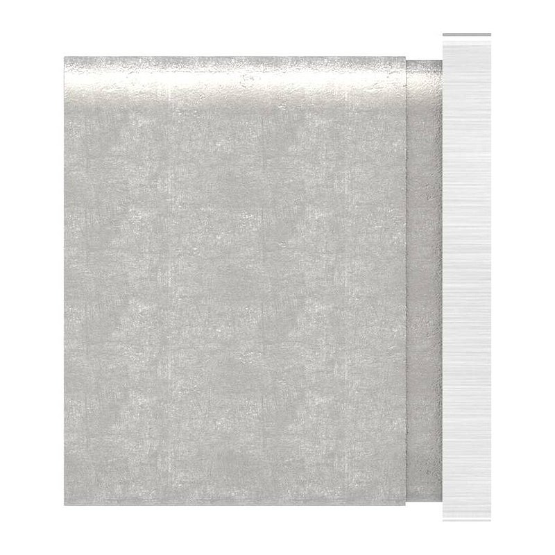 Endkappen, flach, für Quadratnutrohr 40x40mm, V2A