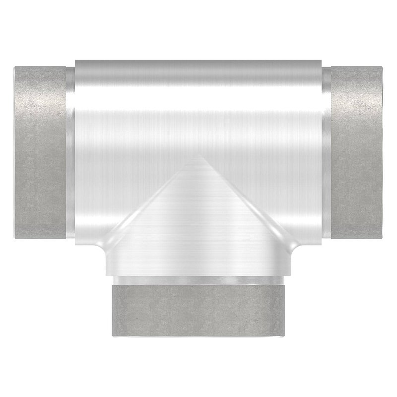 T-Stück egal, für Rohr 60,3x2,0mm, V2A