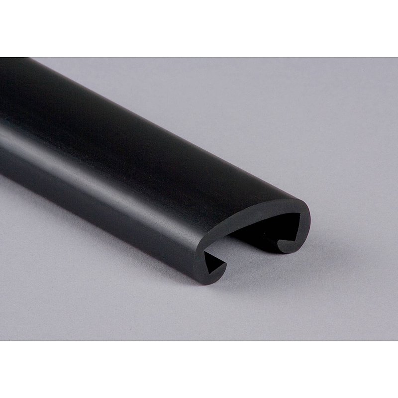 Kunststoffhandlauf für 35x8mm, schwarz