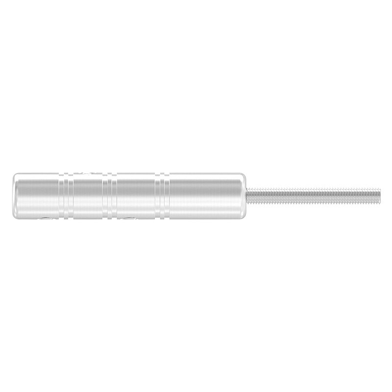 Threaded terminal for self-assembly, for 5mm cable, AISI304